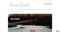 Desktop Screenshot of incensegarden.com